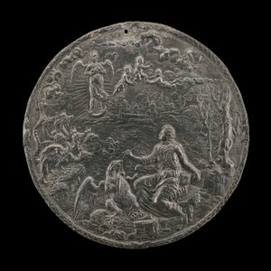 Svatý Jan skládající Zjevení na Patmosu, 70. léta 16. století od Master H.G.