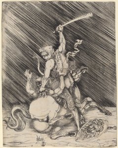 Herkules a Cacus od Master of 1515