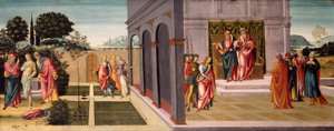 Susanna a starší v zahradě a soud se Susannou před staršími od Master of Apollo and Daphne
