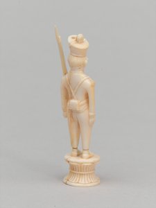 Bílý pěšec, šachová figurka, Indie, cca 1820 od Master of Coetivy