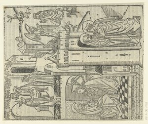 Historie Anny a Joachima od Master of Delft (attributed to)
