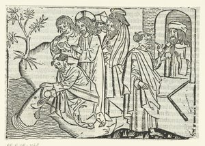 Petra a chrámová daň od Master of Delft (attributed to)