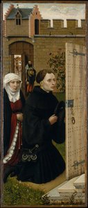 Annunciation Triptych (Merode Altarpiece), c.1427-32 (olej na dubu) od Master of Flémalle