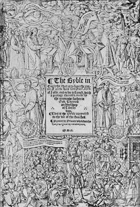 Titulní strana Velké bible, 1540, 1903 od Master of Francois de Rohan