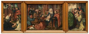 Triptych Epiphany (olej na panelu)