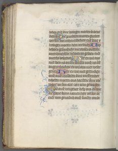 Kniha hodin Použití Utrechtu: fol. 174v, Text, c. 1460-1465.