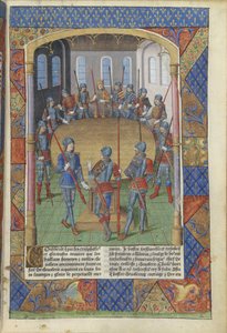 Lancelot z jezera. Král Artuš a rytíři kulatého stolu, 1494.