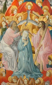 Korunovace Panny Marie s Trojicí, c. 1400. od Master of Rubielos de Mora