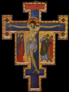 Krucifix, c. 1260-1270 od Master of Saint Francis,