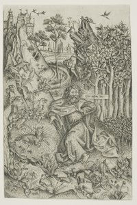 Svatý Jan Křtitel na poušti od Master of Saint John the Baptist