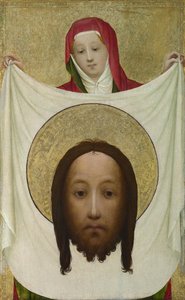 Svatá Veronika se Sudarium, kolem 1420 od Master of Saint Veronica