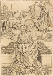 Madona s dítětem se svatou Annou od Master of St. Sebastian