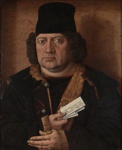 Portrét Alexandra Mornauera, cca 1464-1488 od Master of The Mornauer Portrait
