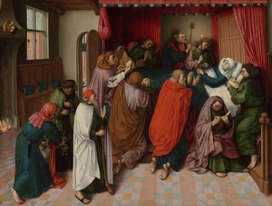 Smrt Panny Maryina smrtelná postel od Master of the Amsterdam Death of