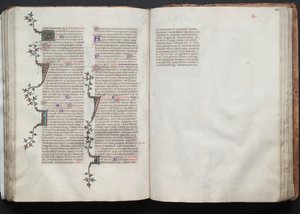 Gothajský misál: Fol. 101v, Text, c. 1375. od Master of the Boqueteaux