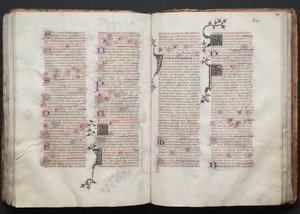Gothajský misál: Fol. 111r, Text, c. 1375. od Master of the Boqueteaux
