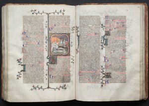 Gothajský misál: Fol. 114r, Text, c. 1375. od Master of the Boqueteaux