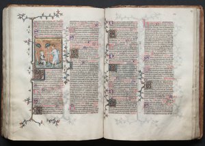 Gothajský misál: Fol. 117r, Text, c. 1375. od Master of the Boqueteaux