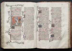 Gothajský misál: Fol. 125r, Text, c. 1375. od Master of the Boqueteaux