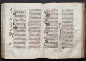 Gothajský misál: Fol. 125v, text, c. 1375. od Master of the Boqueteaux