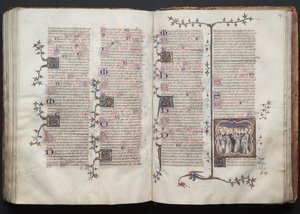 Gothajský misál: Fol. 126v, Text, c. 1375. od Master of the Boqueteaux