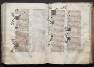 Gothajský misál: Fol. 129r, Text, c. 1375. od Master of the Boqueteaux