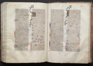 Gothajský misál: Fol. 135r, Text, c. 1375. od Master of the Boqueteaux