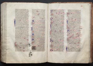 Gothajský misál: Fol. 137r, Text, c. 1375. od Master of the Boqueteaux