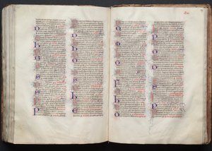 Gothajský misál: Fol. 139r, Text, c. 1375. od Master of the Boqueteaux