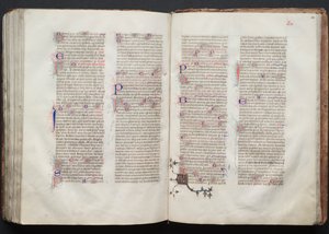Gothajský misál: Fol. 142v, Text, c. 1375.