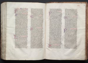 Gothajský misál: Fol. 147r, Text, c. 1375. od Master of the Boqueteaux