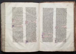 Gothajský misál: Fol. 154r, Text, c. 1375. od Master of the Boqueteaux