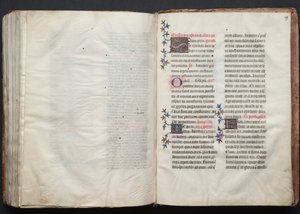Gothajský misál: Fol. 159r, Text, c. 1375. od Master of the Boqueteaux