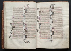 Gothajský misál: Fol. 15r, Text , c. 1375. od Master of the Boqueteaux