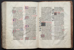 Gothajský misál: Fol. 161r, Text, c. 1375. od Master of the Boqueteaux