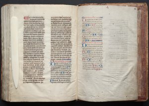 Gothajský misál: Fol. 164r, Text, c. 1375. od Master of the Boqueteaux