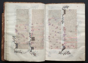 Gothajský misál: Fol. 17r, Text, c. 1375. od Master of the Boqueteaux