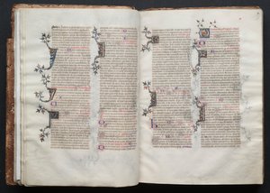 Gothajský misál: Fol. 19r, Text, c. 1375. od Master of the Boqueteaux