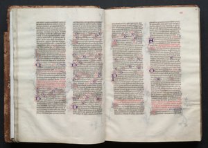 Gothajský misál: Fol. 23v, text, c. 1375. od Master of the Boqueteaux