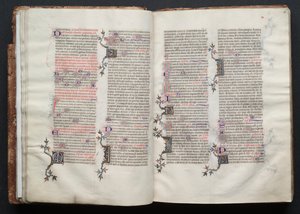 Gothajský misál: Fol. 25r, Text, c. 1375. od Master of the Boqueteaux