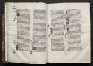 Gothajský misál: Fol. 26r, Text, c. 1375. od Master of the Boqueteaux