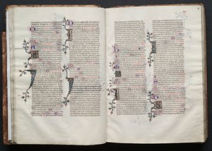 Gothajský misál: Fol. 28r, Text, c. 1375. od Master of the Boqueteaux