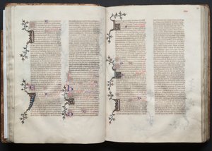 Gothajský misál: Fol. 38r, Text, c. 1375. od Master of the Boqueteaux