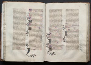 Gothajský misál: Fol. 40r, Text, c. 1375. od Master of the Boqueteaux