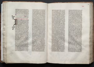 Gothajský misál: Fol. 46v, text, c. 1375. od Master of the Boqueteaux