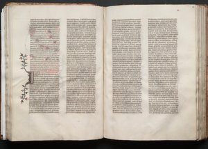 Gothajský misál: Fol. 52r, Text, c. 1375. od Master of the Boqueteaux