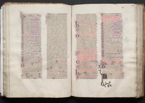 Gothajský misál: Fol. 56r, Text, c. 1375. od Master of the Boqueteaux