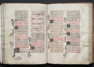 Gothajský misál: Fol. 68r, Text, c. 1375. od Master of the Boqueteaux
