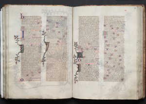 Gothajský misál: Fol. 70r, Text, c. 1375. od Master of the Boqueteaux