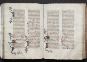 Gothajský misál: Fol. 71r, Text, c. 1375. od Master of the Boqueteaux